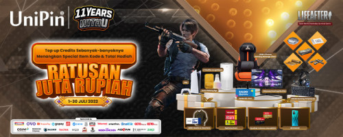 #11yearswithU – Promo Anniversary Berhadiah Ratusan Juta Rupiah Menanti Para Survivors Life After di UniPin!